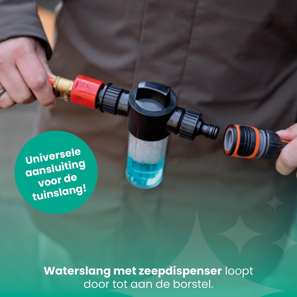 Shine - Deluxe Telescopische Wasborstel 6,5 Meter