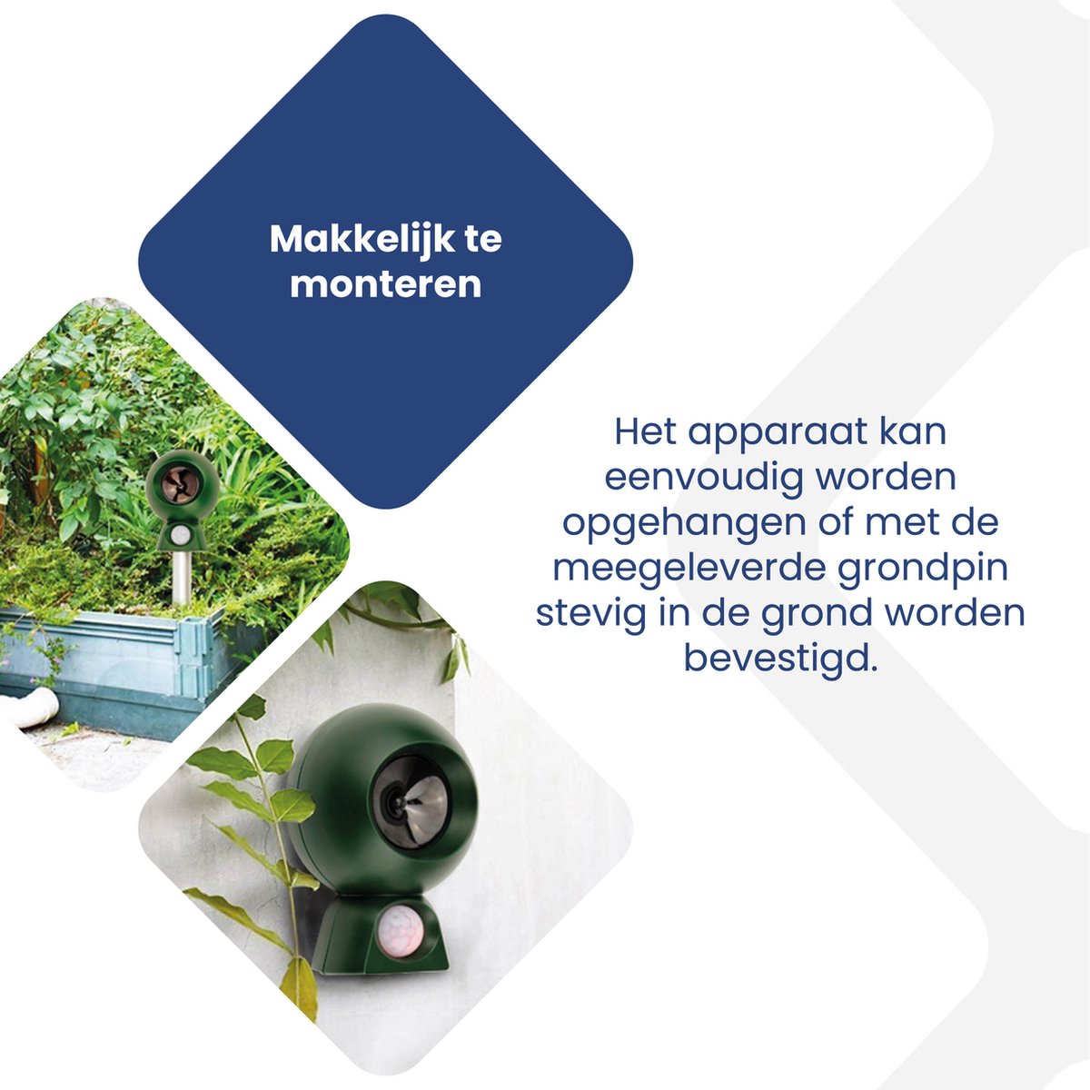 Nexxt - Ultrasone Kattenverjager op Batterijen