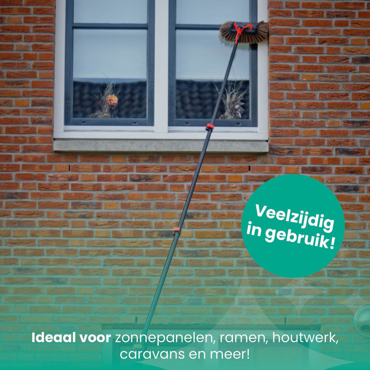 Shine - Deluxe Telescopische Wasborstel 6,5 Meter