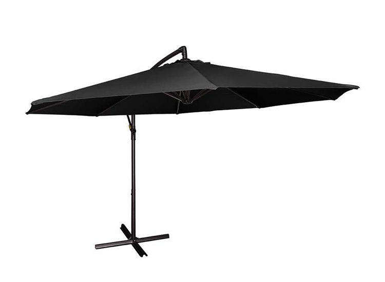 QLT - XXL Zweefparasol Zwart