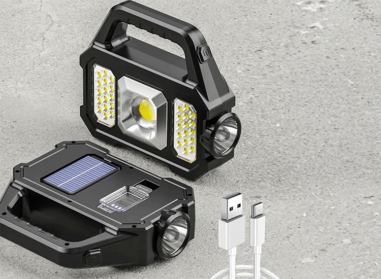 Nexxt - Solar Oplaadbare Zaklamp