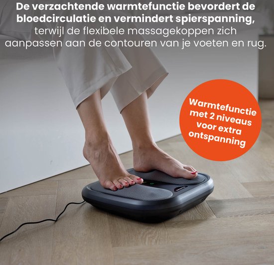 QLT - 2-in-1 Rug en Voetmassageapparaat met Infrarood