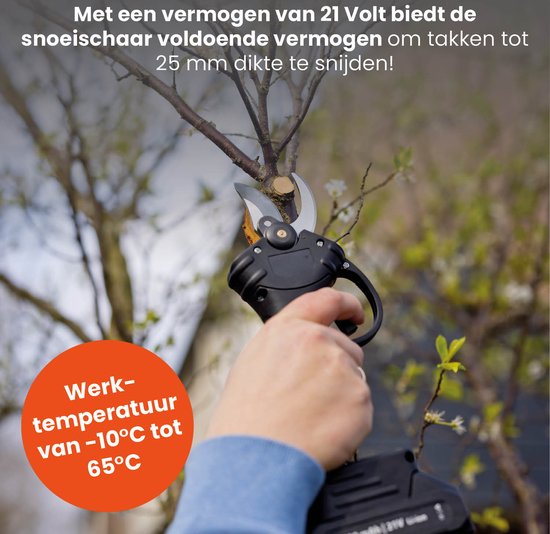 QLT - Snoeischaar met Accu