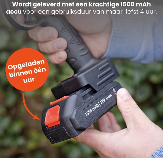 QLT - Snoeischaar met Accu