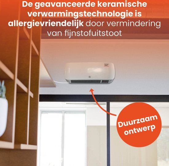 QLT - 2-in-1 Keramische Kachel met Wandmontage