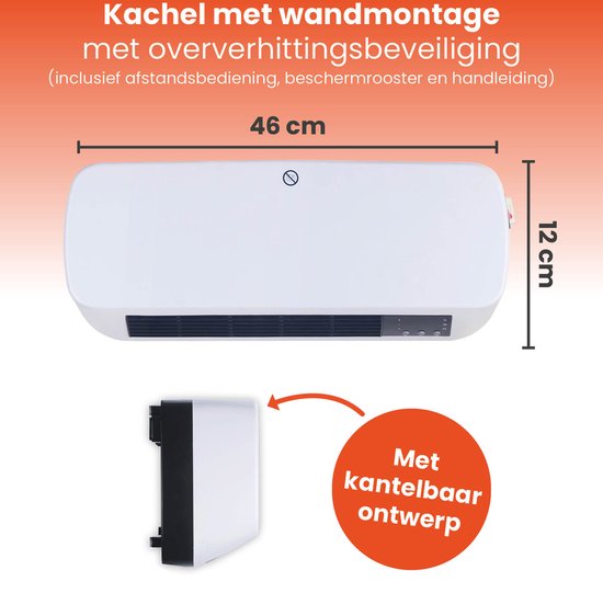 QLT - 2-in-1 Keramische Kachel met Wandmontage