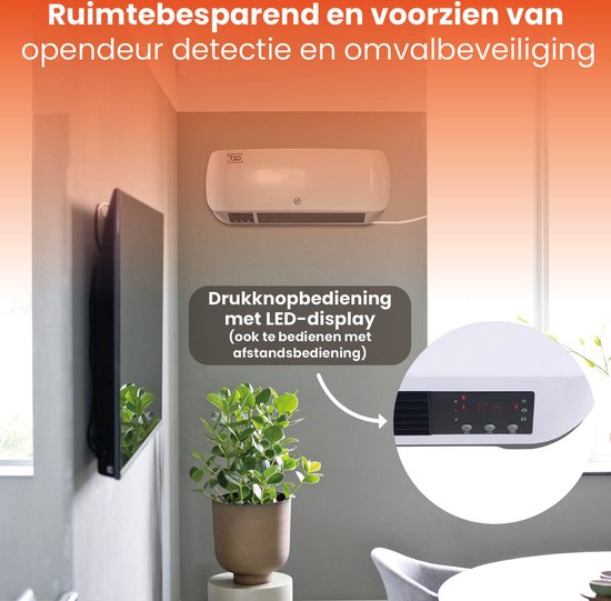 QLT - 2-in-1 Keramische Kachel met Wandmontage