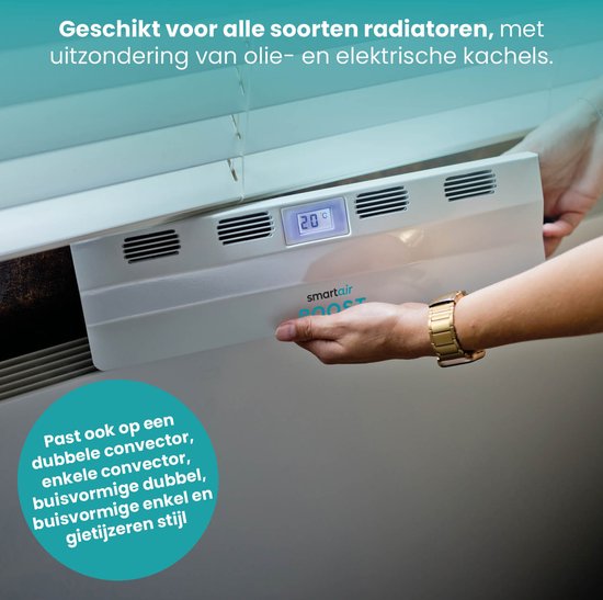 Nexxt - SmartAir Boost Draagbare Radiatorventilator