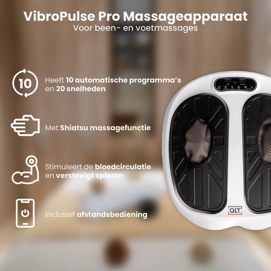 QLT - VibroPulse Pro Been- en Voetmassage Apparaat