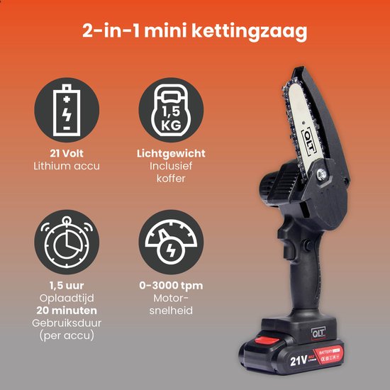 QLT - Elektrische Mini Kettingzaag