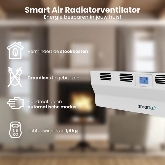 Nexxt - SmartAir Boost Draagbare Radiatorventilator