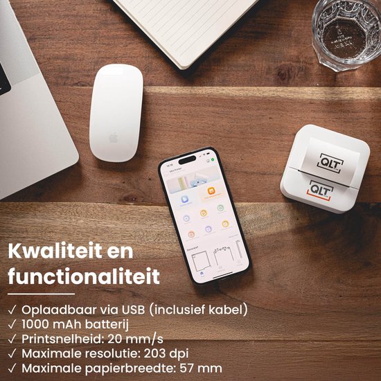 QLT - Thermische mini printer