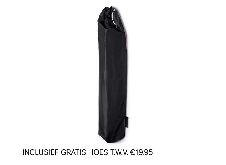 QLT - XXL Zweefparasol Zwart