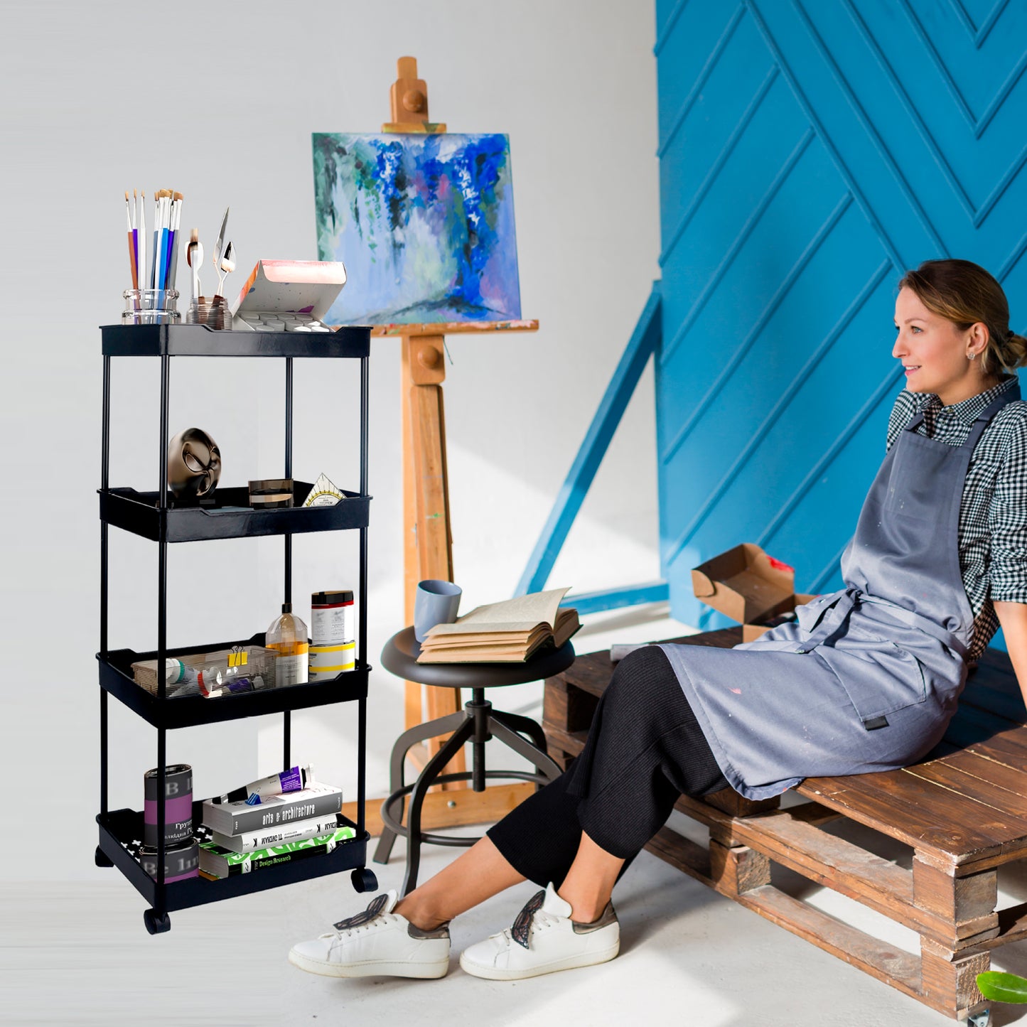 Nexxt - Storage 4 Layer Trolley