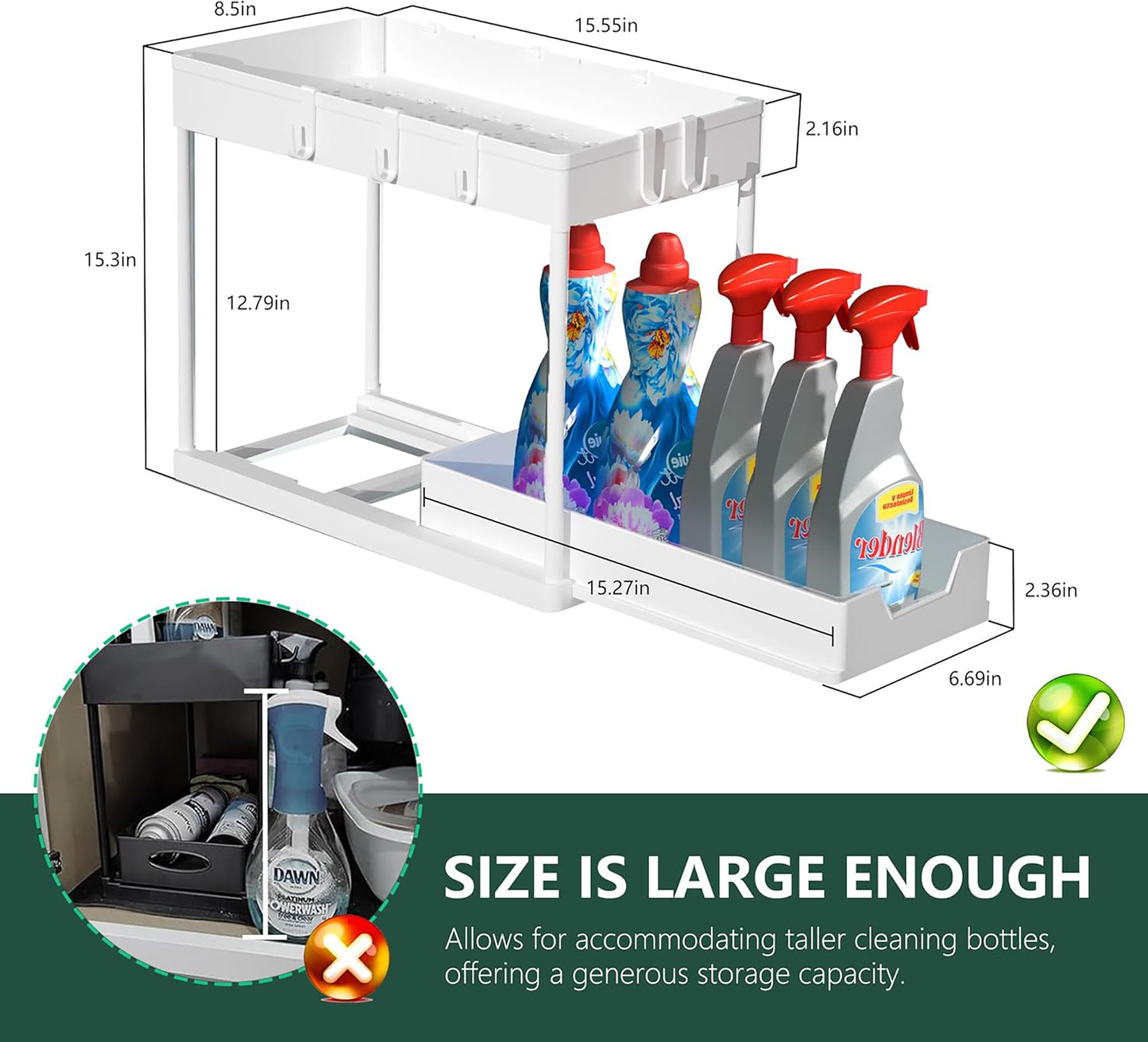 Nexxt - Multifunctional Storage Rack (kitchen organizer)