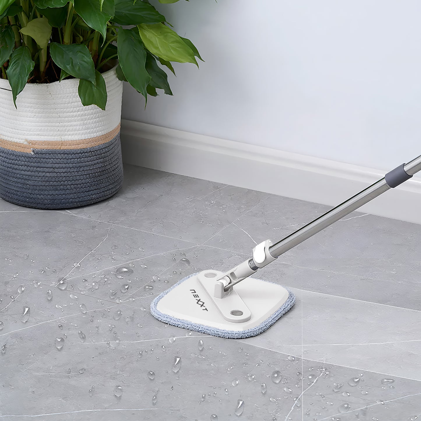 Nexxt - Rotating Mop Set with 2 Mops