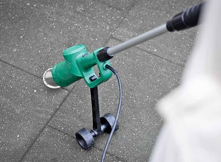QLT - 3-in-1 Onkruidbrander met Wielen