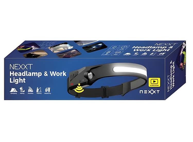 Nexxt - Oplaadbare LED Hoofdlamp