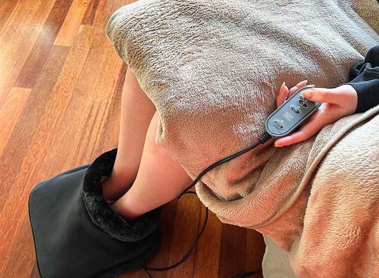 QLT - Elektrisch Voetmassageapparaat met Shiatsu