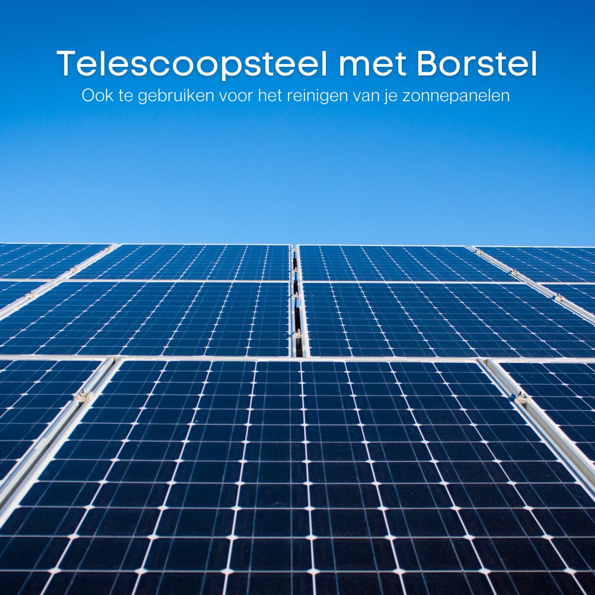 Shine - Telescoopsteel met borstel - 6 delige set