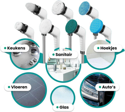 Shine - 7-in-1 Elektrische Schoonmaakborstel