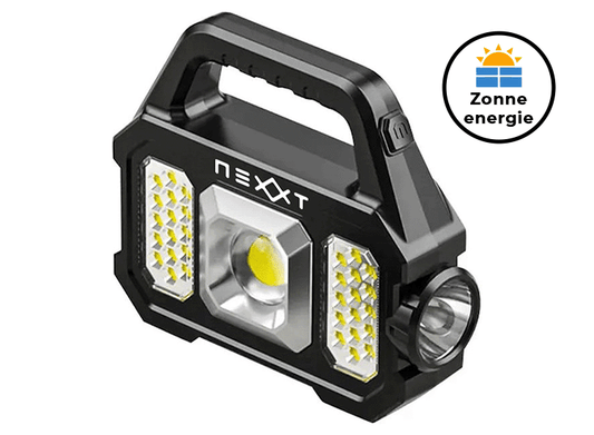 Nexxt - Solar Oplaadbare Zaklamp