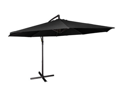 QLT - XXL Zweefparasol Zwart