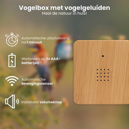 QLT - Vogelhuisje met geluiden