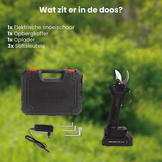 QLT - Snoeischaar met Accu