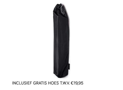 QLT - XXL Zweefparasol Zwart