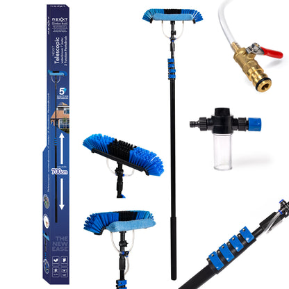 Nexxt - Telescopische waterbezem 4.6m Blauw - PentaBrush