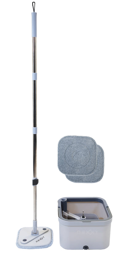 Nexxt - Rotating Mop Set with 2 Mops