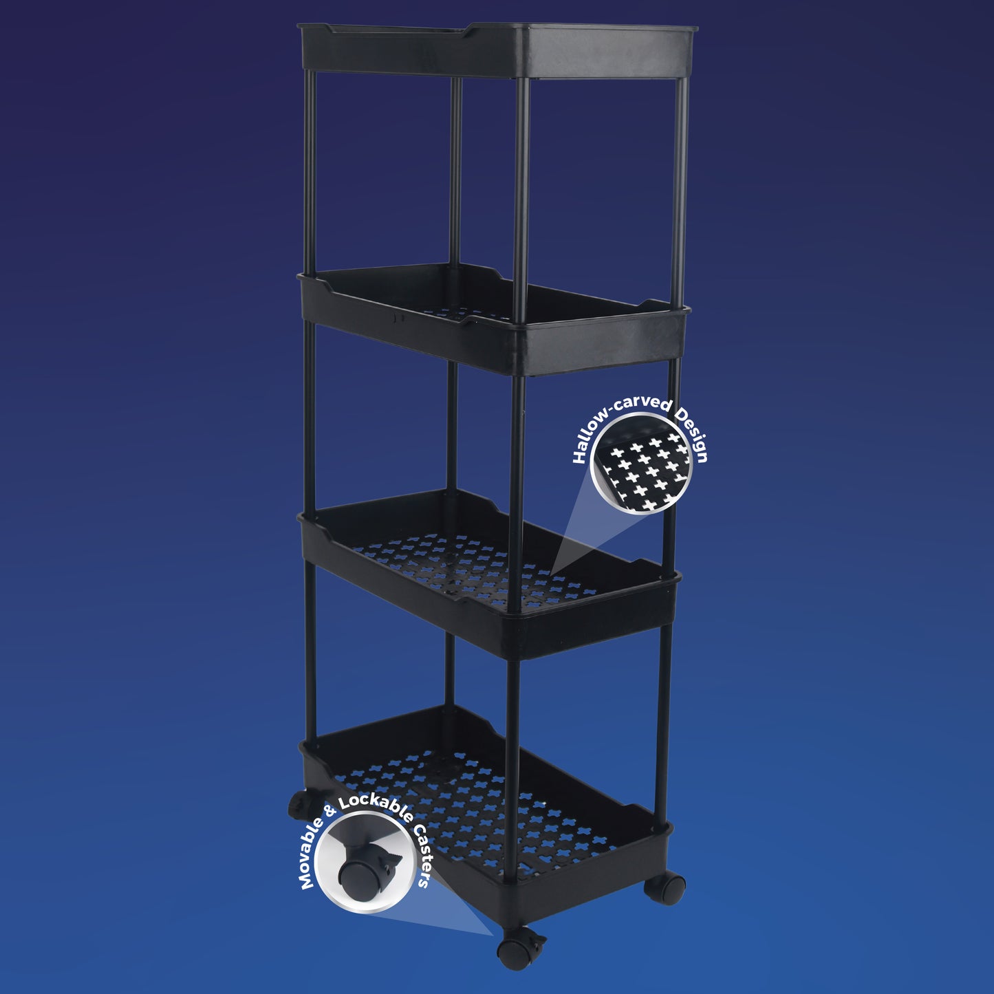 Nexxt - Storage 4 Layer Trolley
