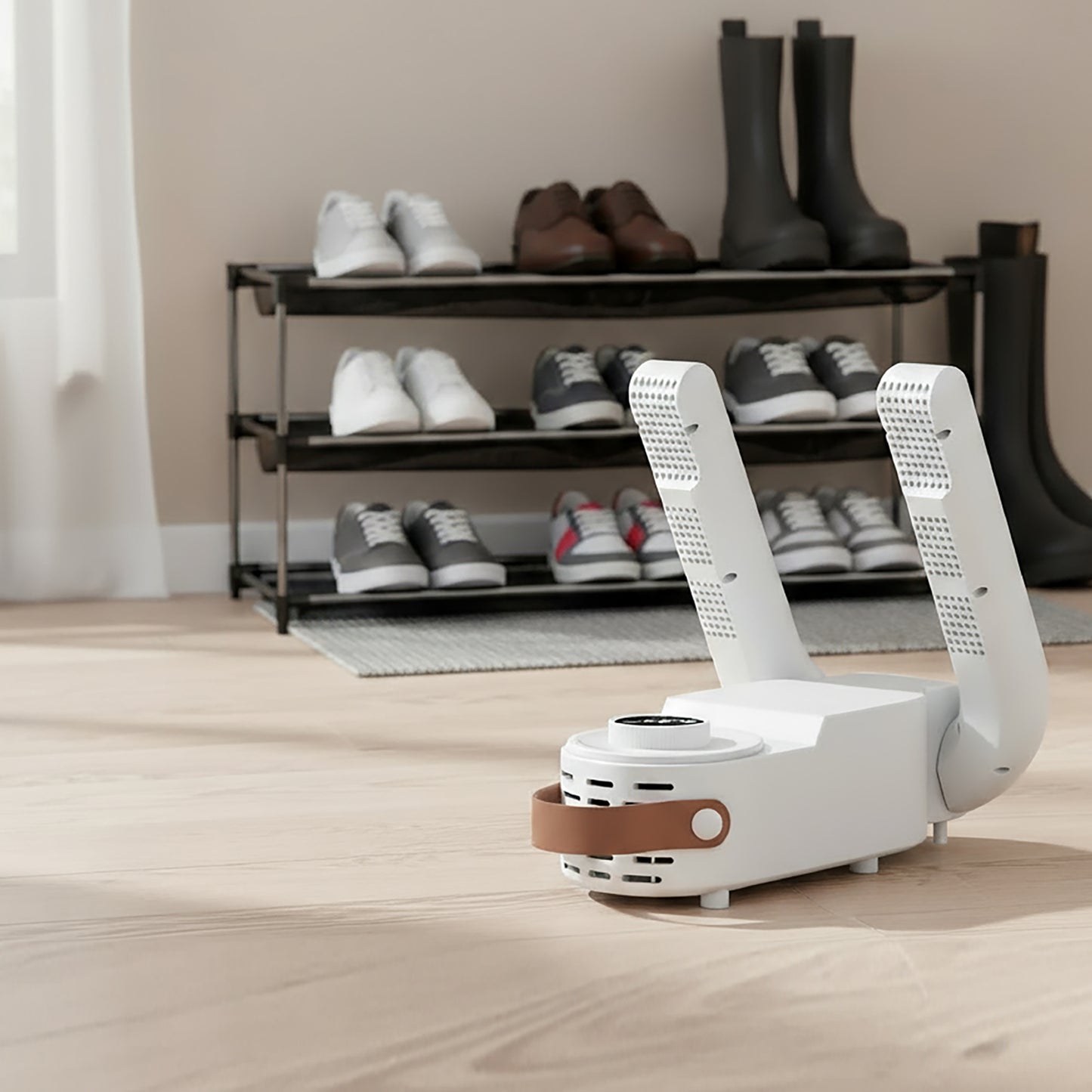 Nexxt - Opvouwbare Schoendroger Met Timer