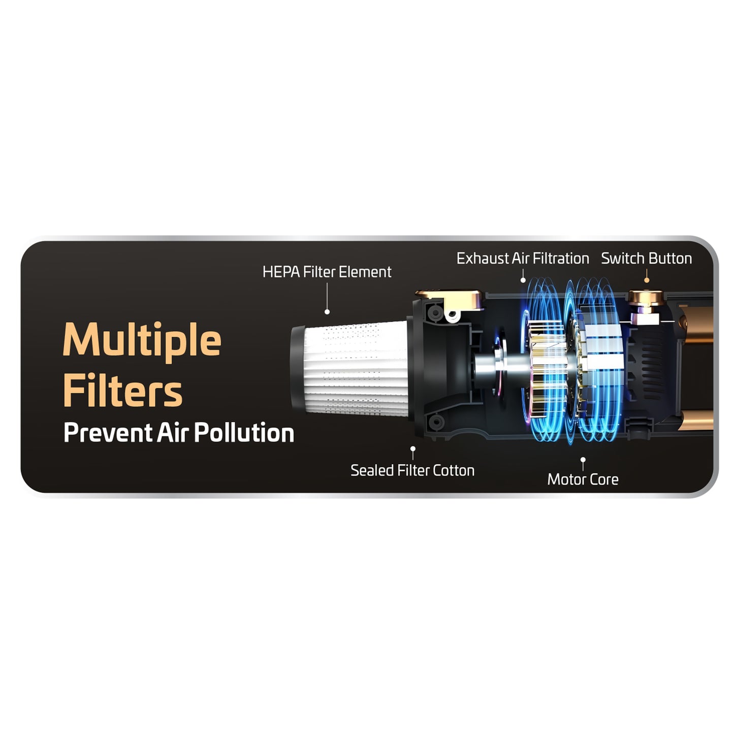 Nexxt - 2-in-1 Stofzuiger & Dweil 500 Watt