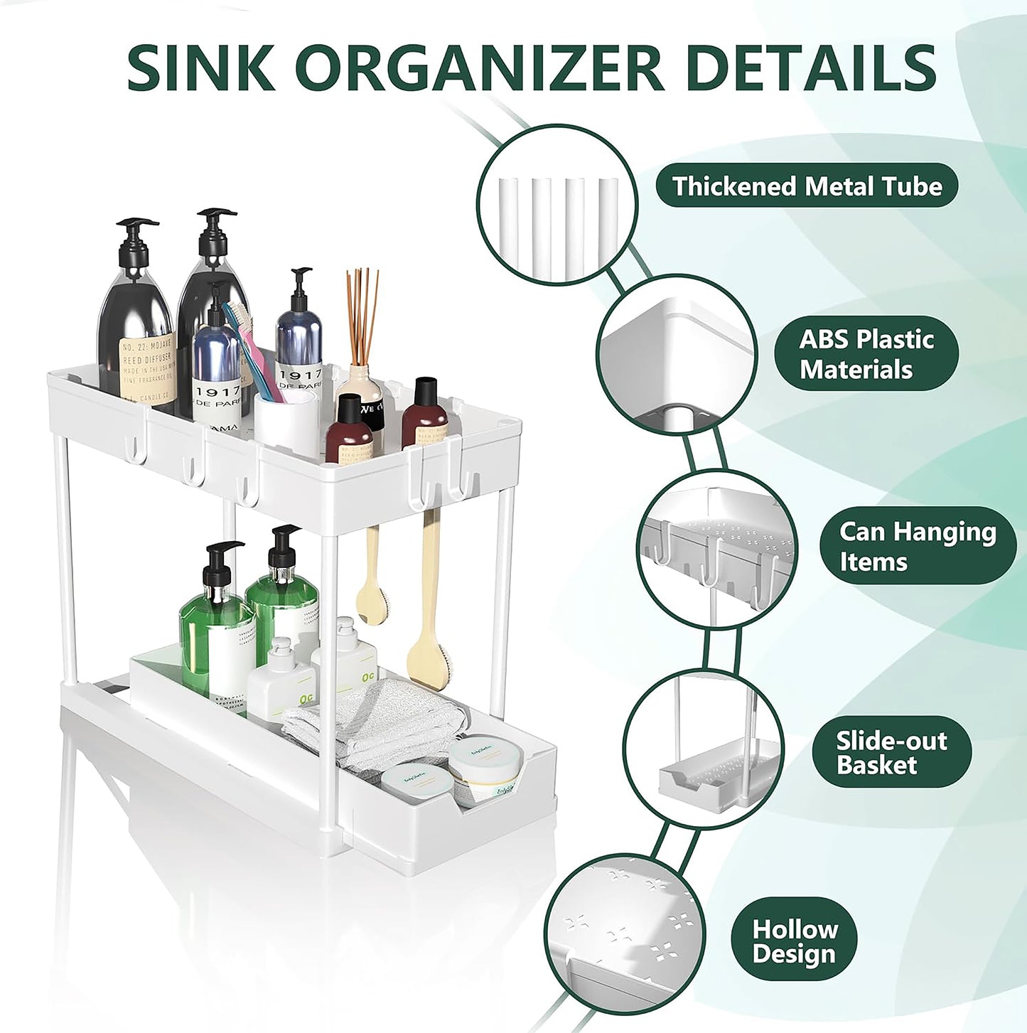 Nexxt - Gootsteenkast organizer