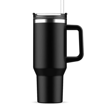 Nexxt - RVS Thermosbeker met Handvat en Rietje