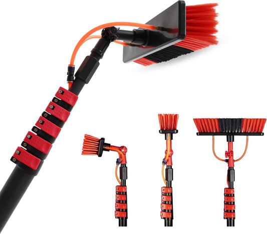 Shine - Telescoopsteel met borstel - 6 delige set